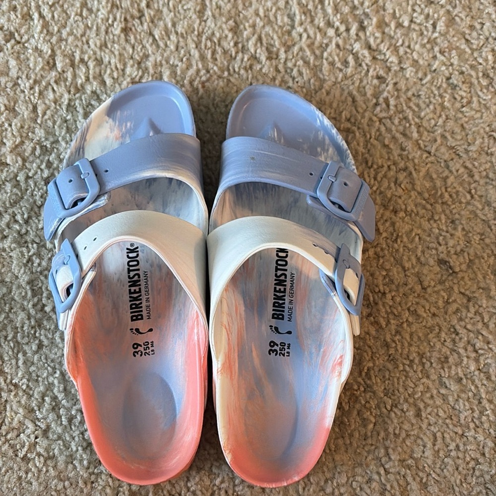 plastic birkenstock sandals